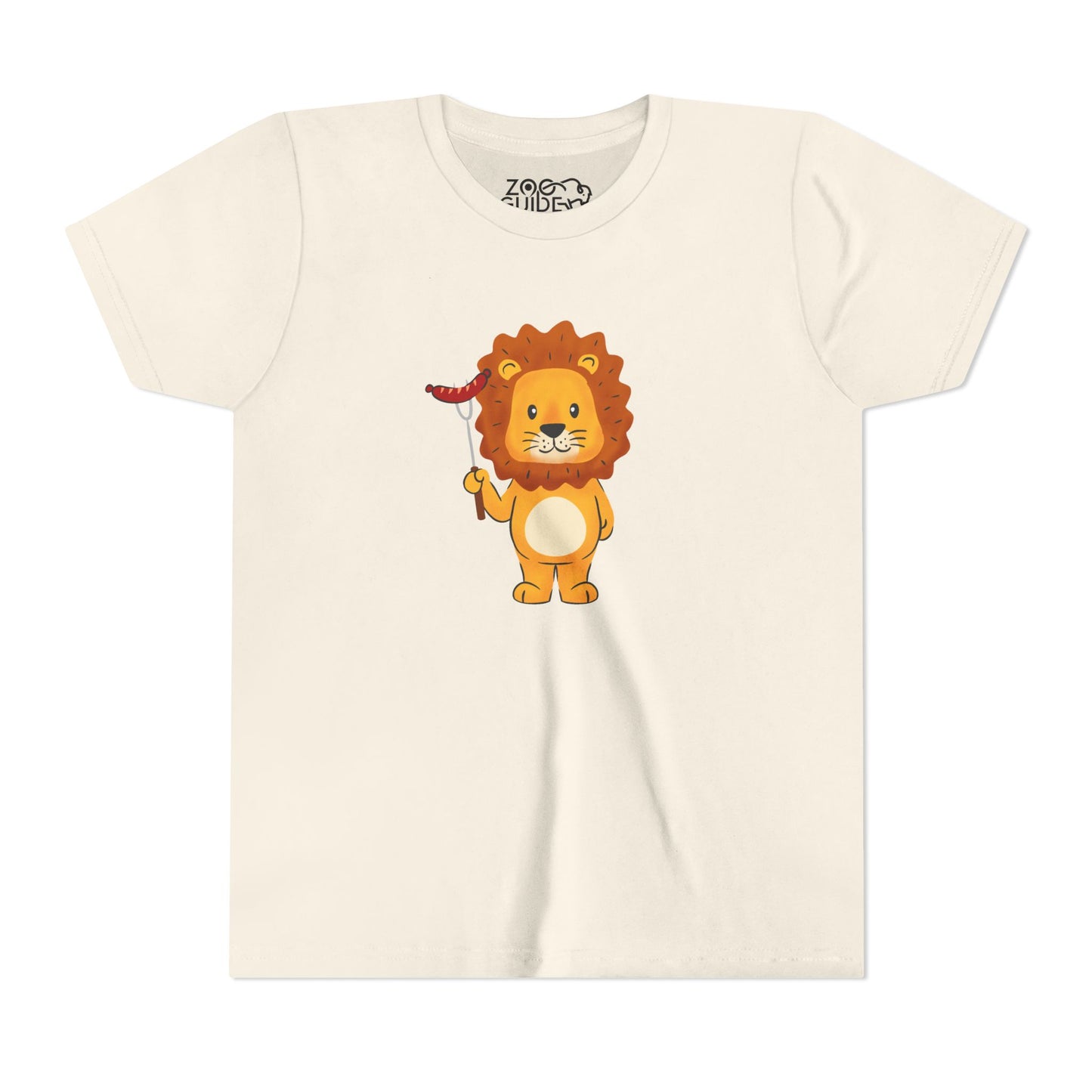 African Lion Grill Master Youth Tee Shirt by Zoo Guide™