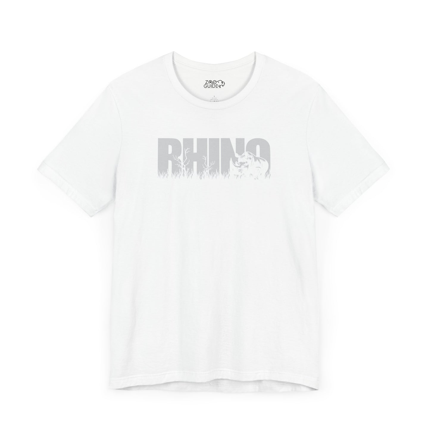 RHINO Adult Unisex Tee Shirt by Zoo Guide™