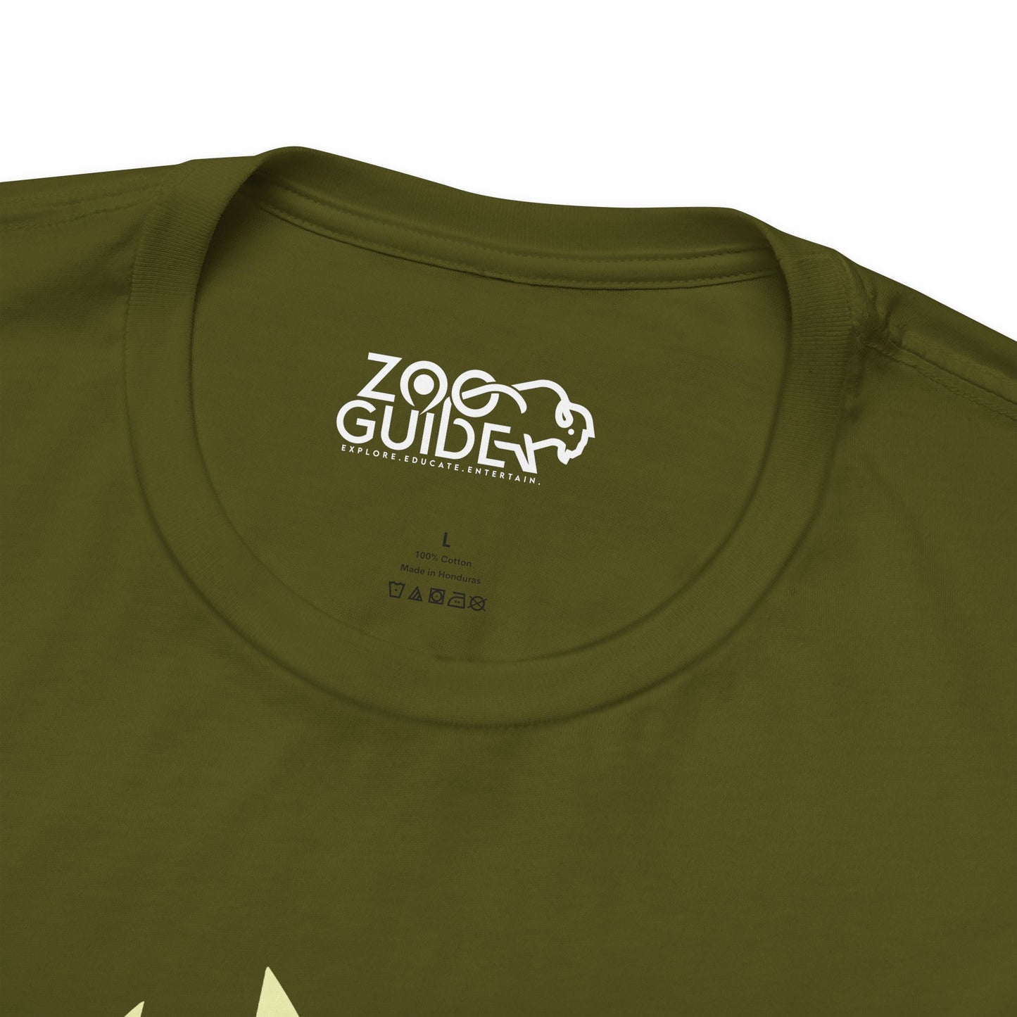 Bear Print Adult Unisex Tee Shirt by Zoo Guide™