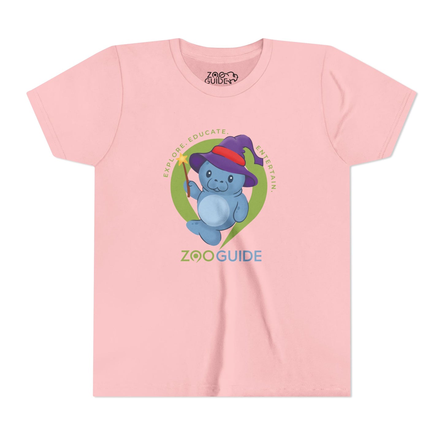 Magical Manatee in Zoo Guide™ Waypoint Icon Youth Tee Shirt by Zoo Guide™