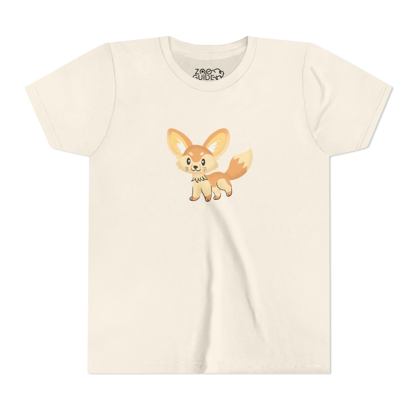 Fennec Fox Prancing Youth Tee Shirt by Zoo Guide™