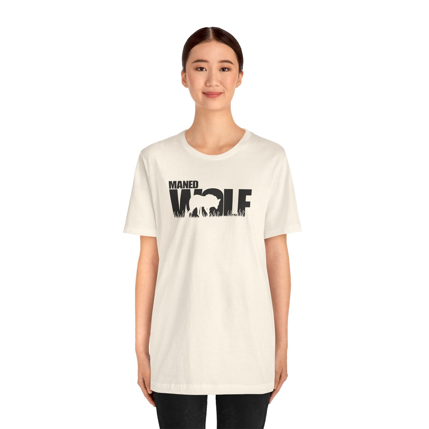 MANED WOLF Adult Unisex Tee Shirt by Zoo Guide™