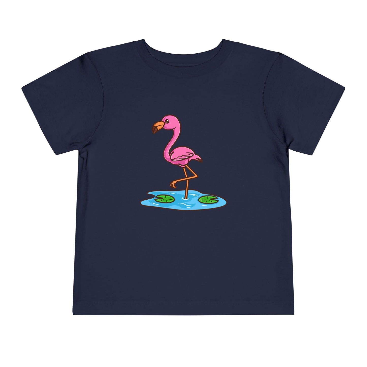 Flamingo Kawaii Style Toddler Tee Shirt by Zoo Guide™