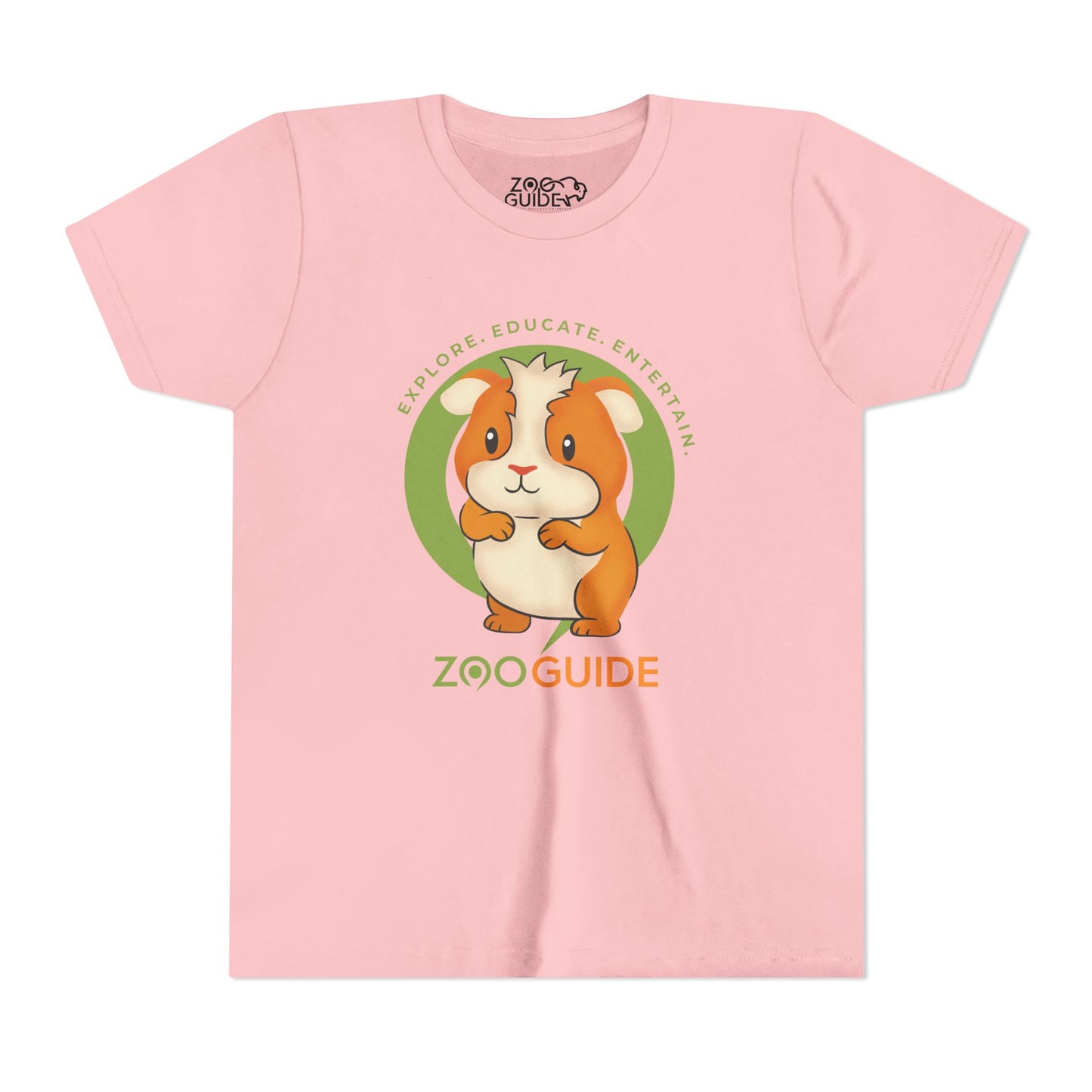 Guinea Pig Standing in Zoo Guide™ Waypoint Icon Youth Tee Shirt by Zoo Guide™