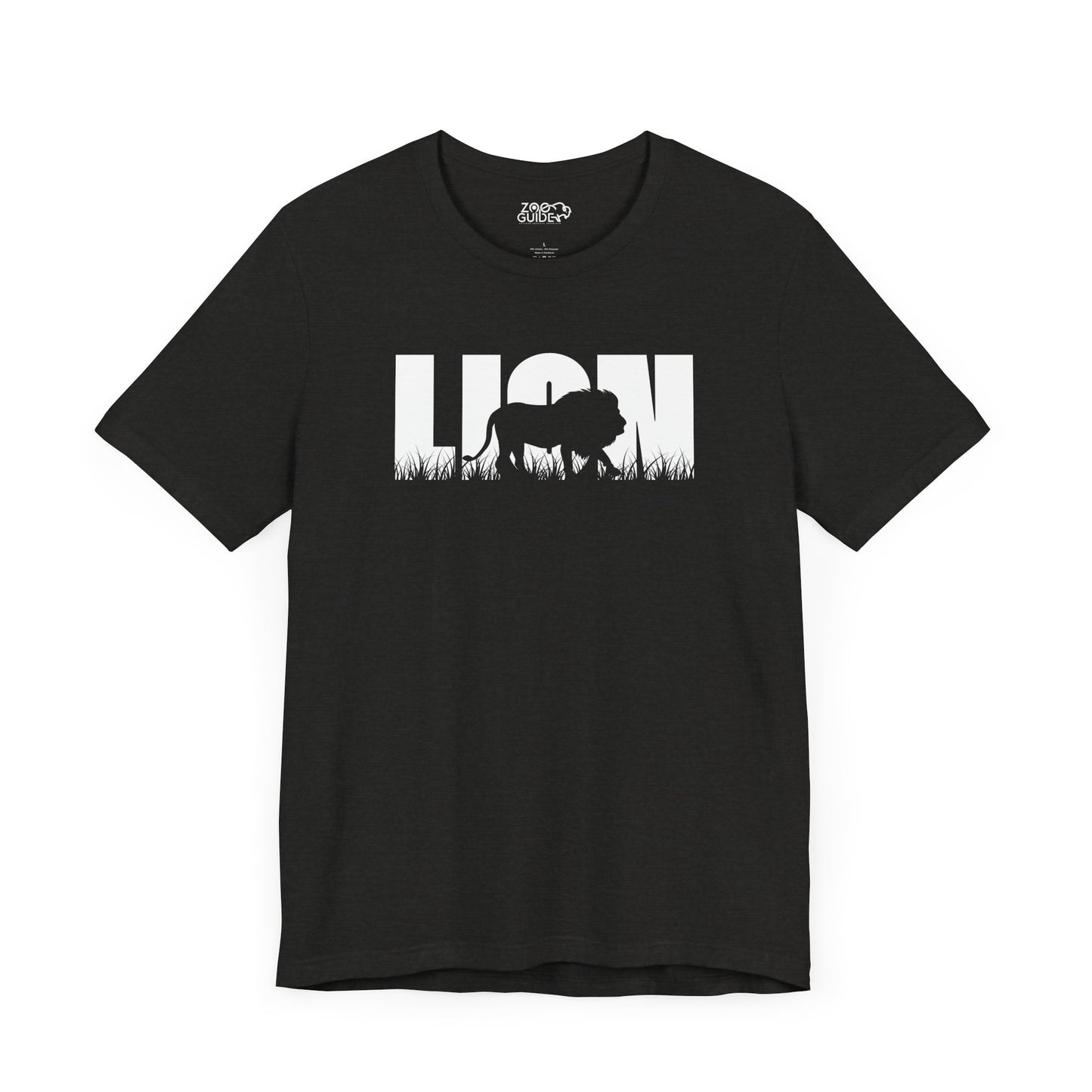 LION Adult Unisex Tee Shirt by Zoo Guide™