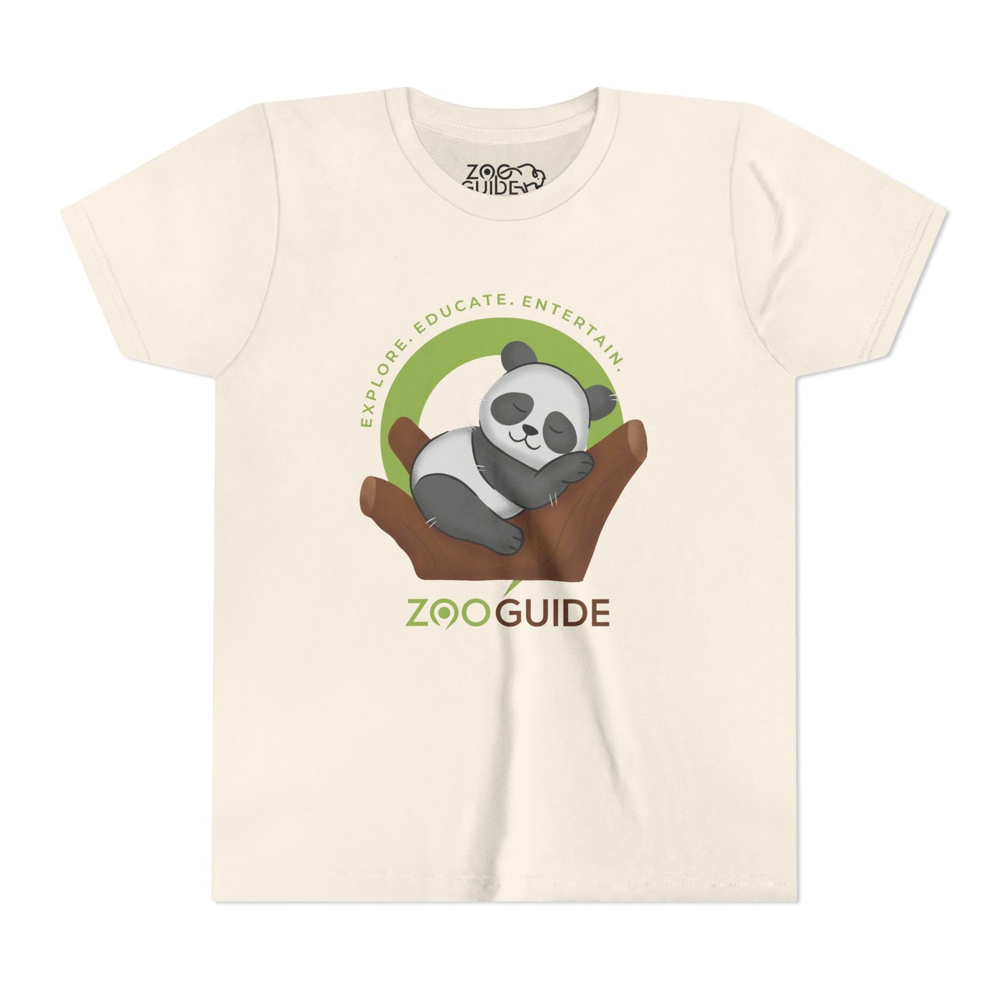 Sleeping Giant Panda in Zoo Guide™ Waypoint Icon Youth Tee Shirt by Zoo Guide™