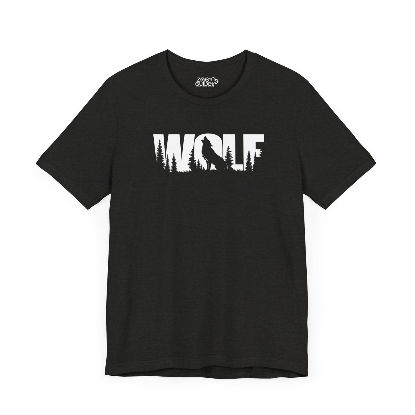 WOLF Adult Unisex Tee Shirt by Zoo Guide™