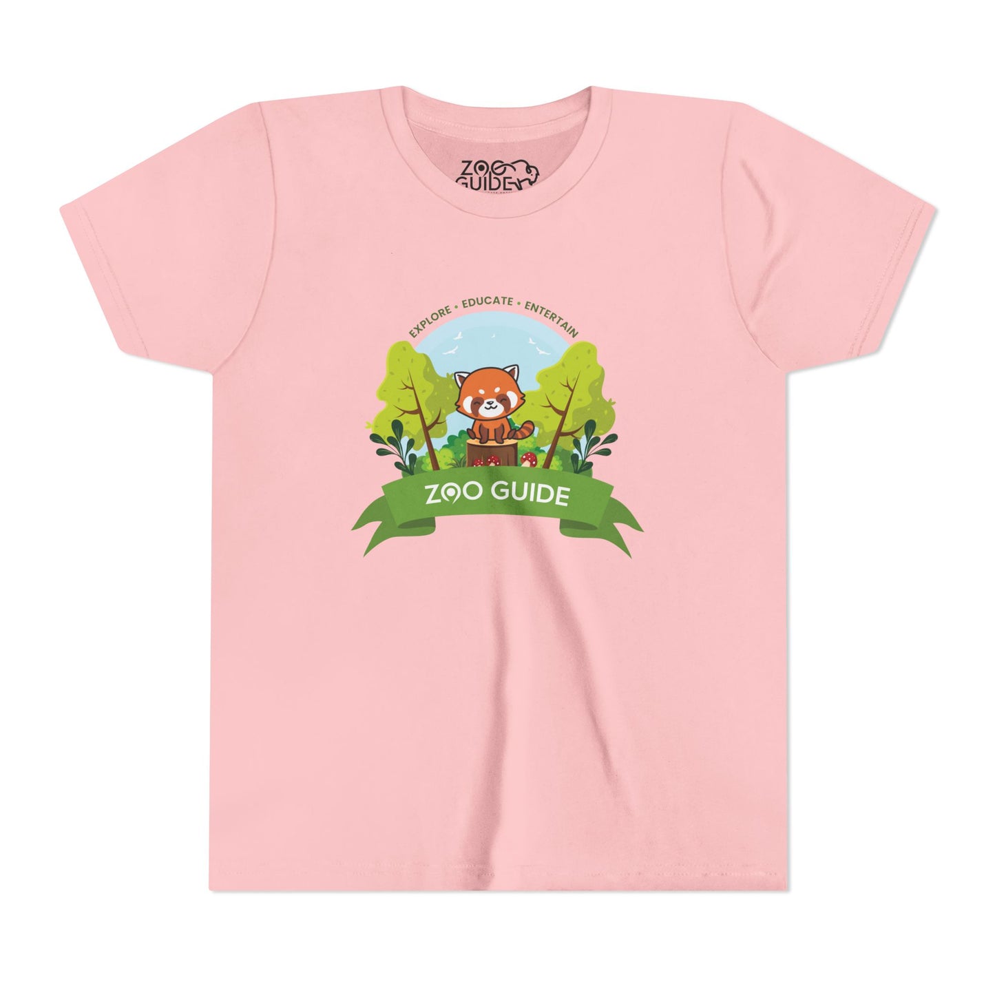 Red Panda Short Sleeve Youth Tee by Zoo Guide™