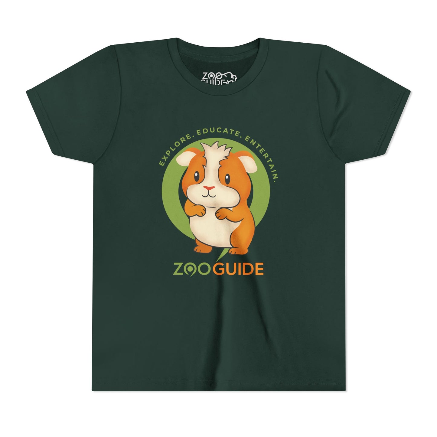 Guinea Pig Standing in Zoo Guide™ Waypoint Icon Youth Tee Shirt by Zoo Guide™