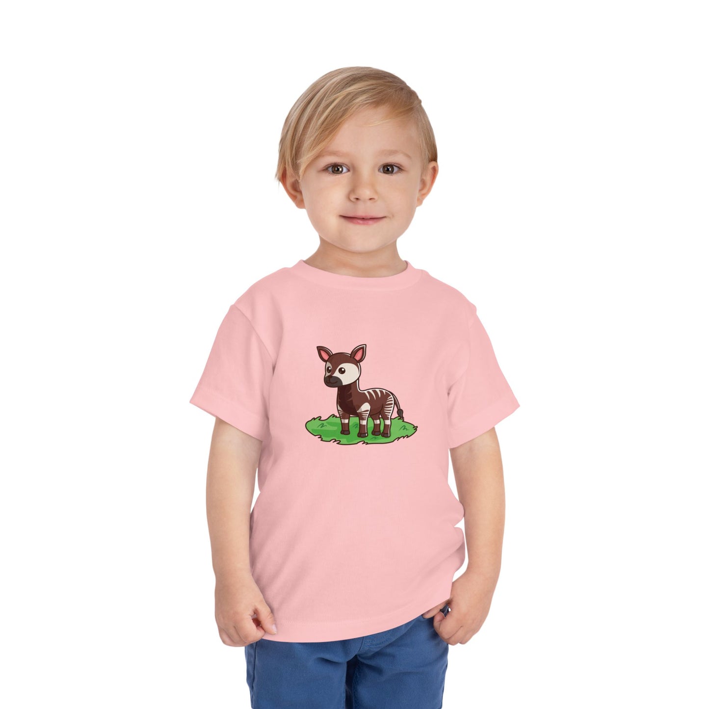 Okapi Kawaii Style Toddler Tee Shirt by Zoo Guide™