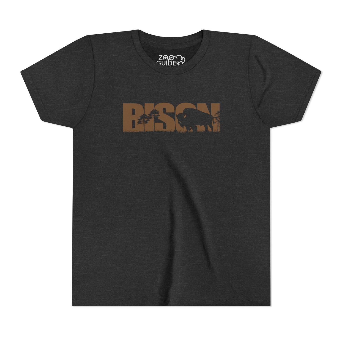 BISON Color Youth Tee Shirt by Zoo Guide™