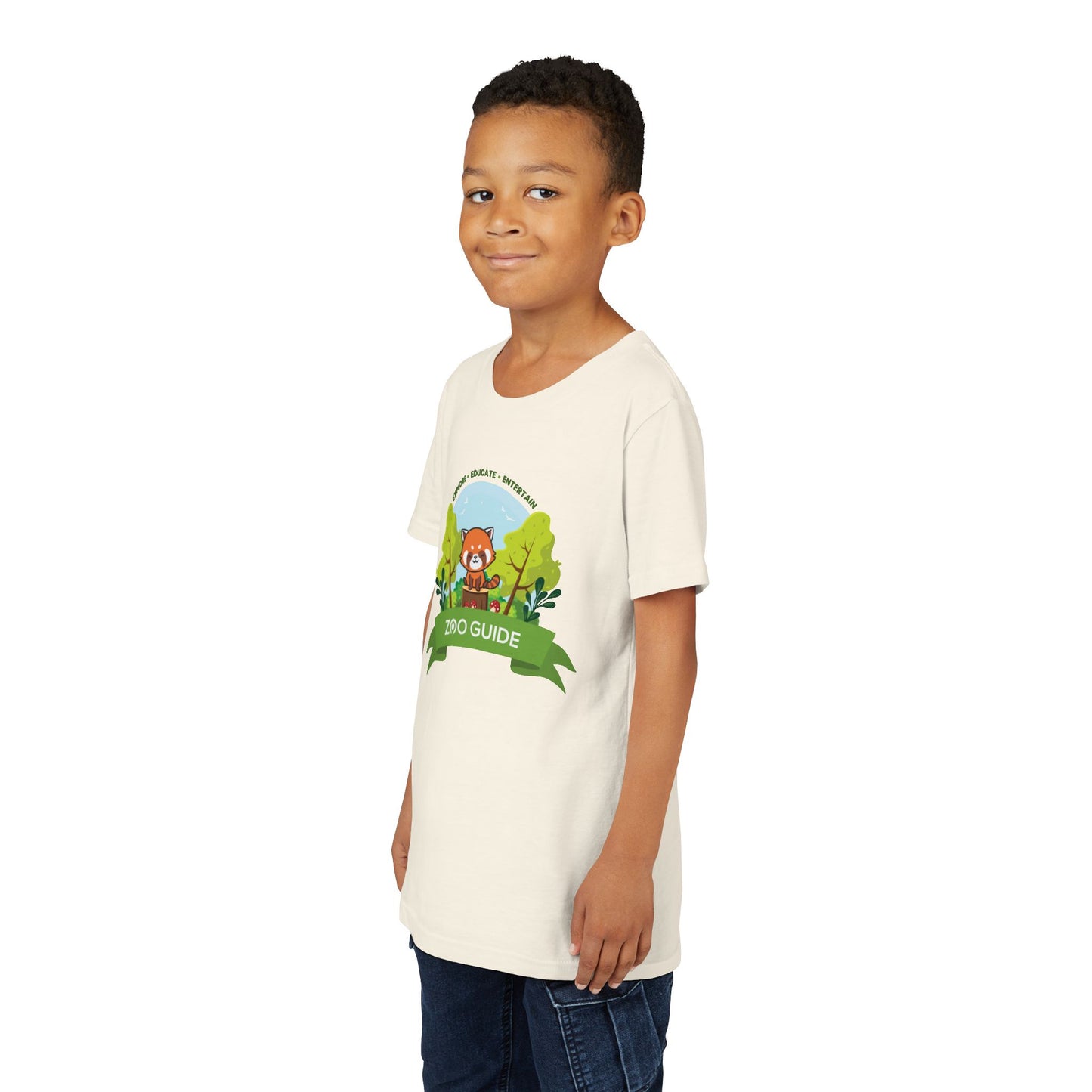 Red Panda Short Sleeve Youth Tee by Zoo Guide™
