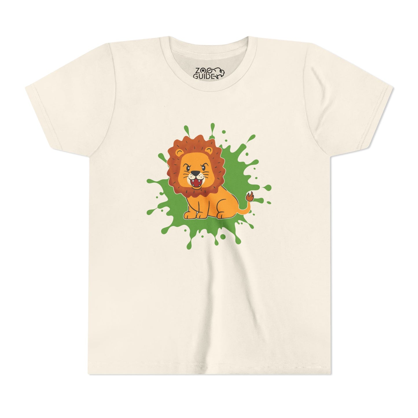 Copy of Roaring Lion Color Splash Youth Tee Shirt by Zoo Guide™