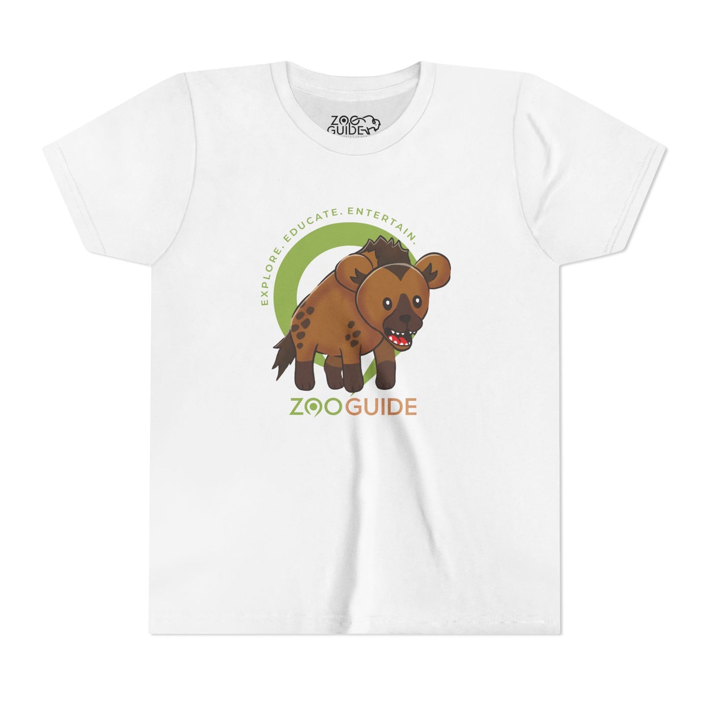 Spotted Hyena in Zoo Guide™ Waypoint Icon Youth Tee Shirt by Zoo Guide™
