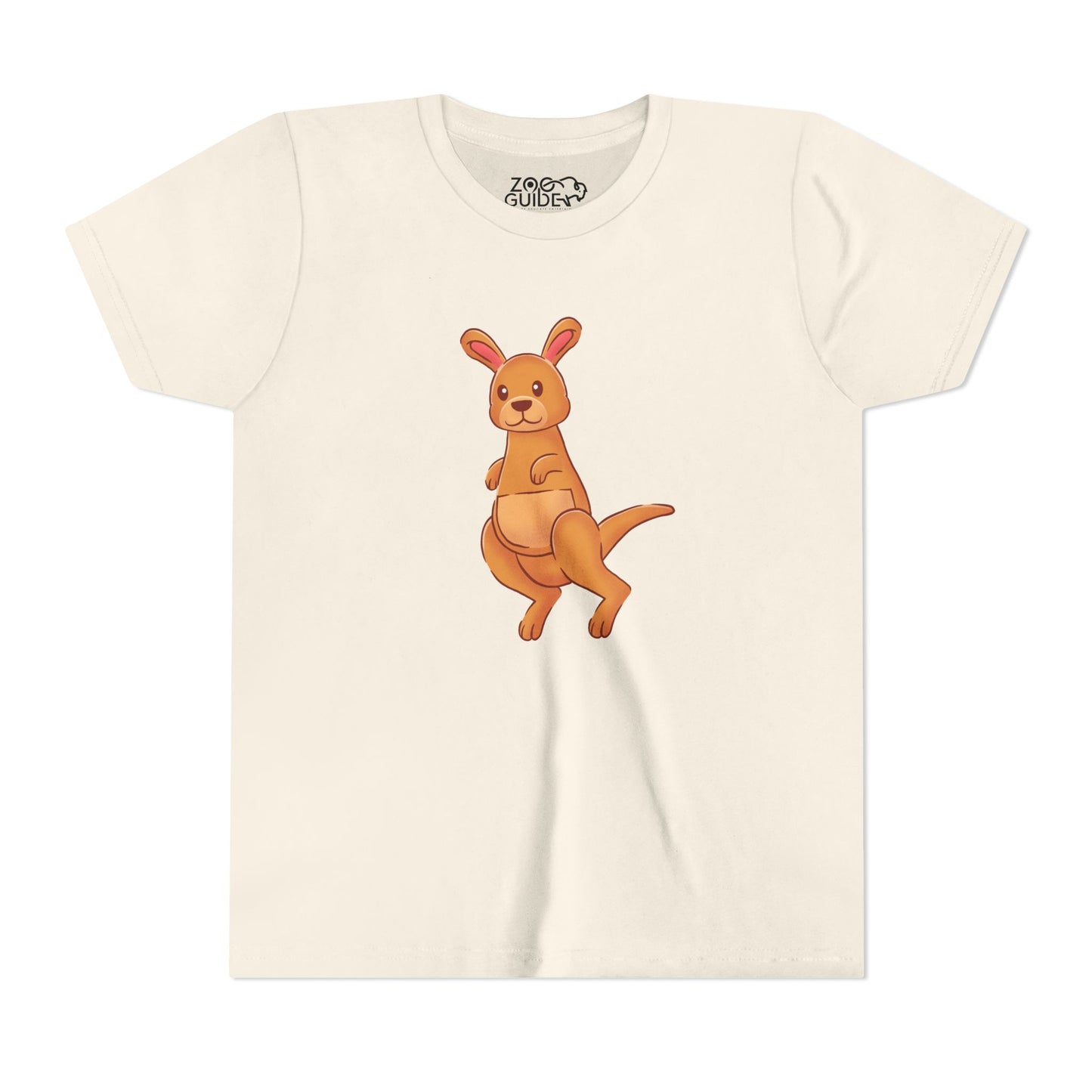 Red Kangaroo Youth Tee Shirt by Zoo Guide™