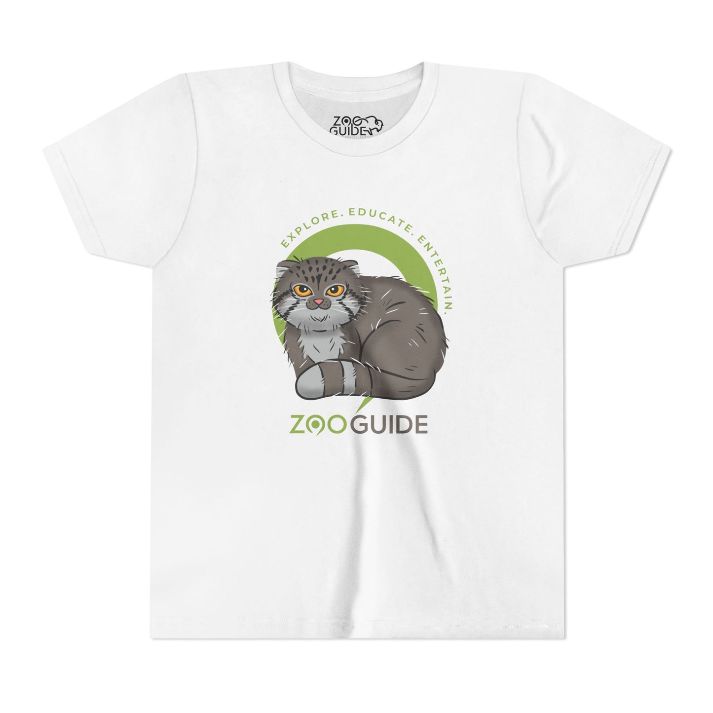 Pallas's Cat in Zoo Guide™ Waypoint Icon Youth Tee Shirt by Zoo Guide™