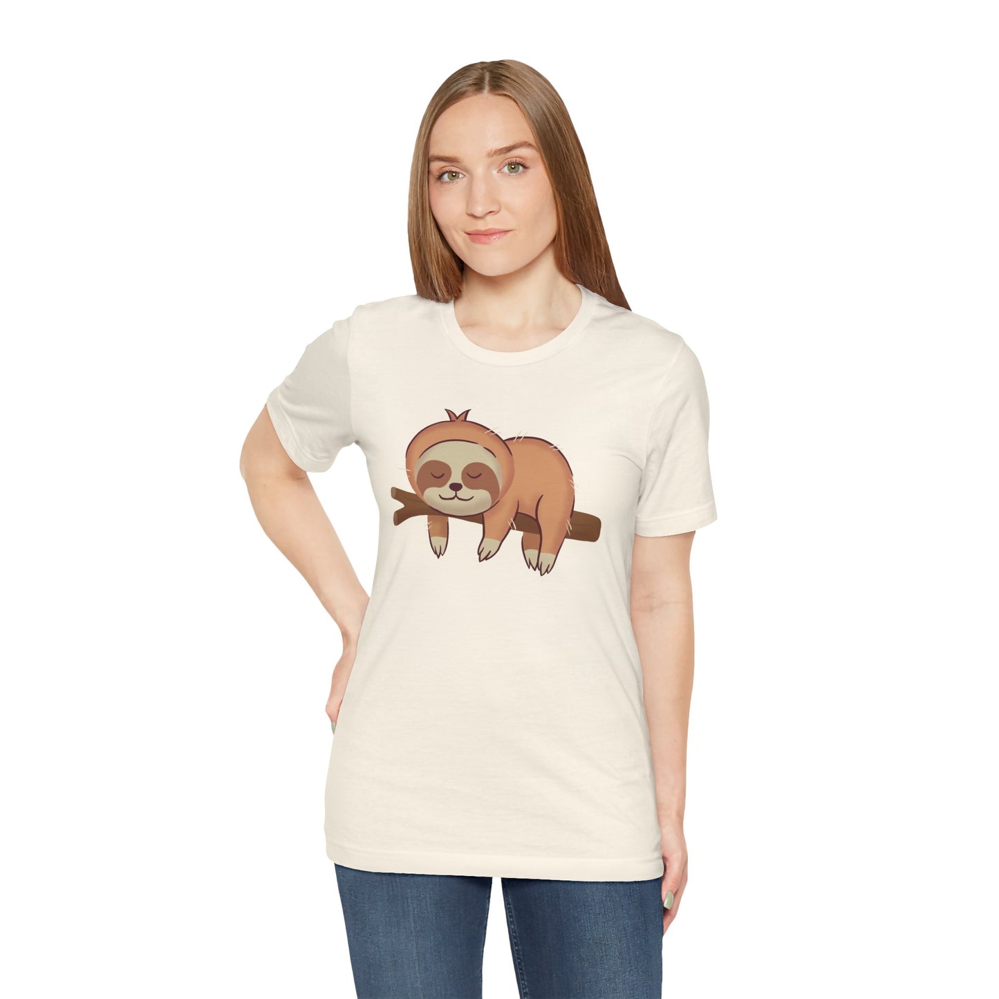 Sloth Sleepin' Adult Unisex Tee Shirt by Zoo Guide™