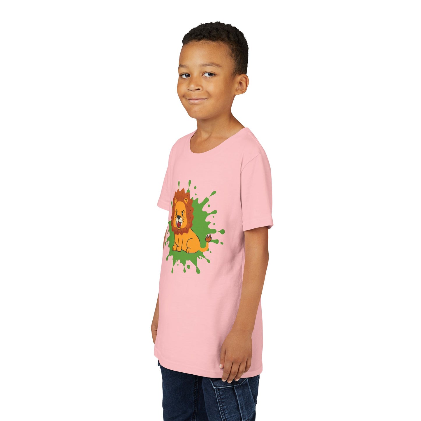 Copy of Roaring Lion Color Splash Youth Tee Shirt by Zoo Guide™