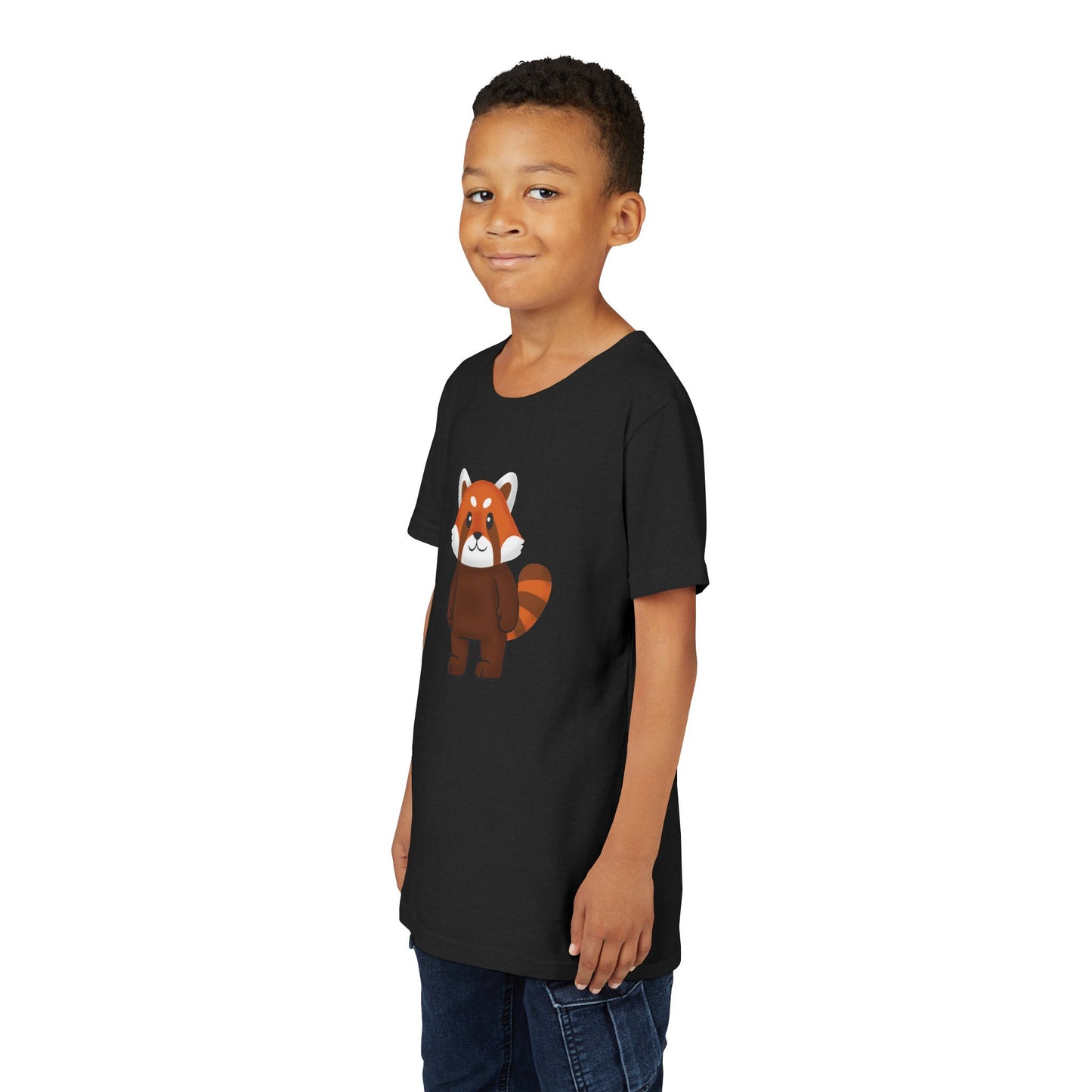 Red Panda Standing Youth Tee Shirt by Zoo Guide™