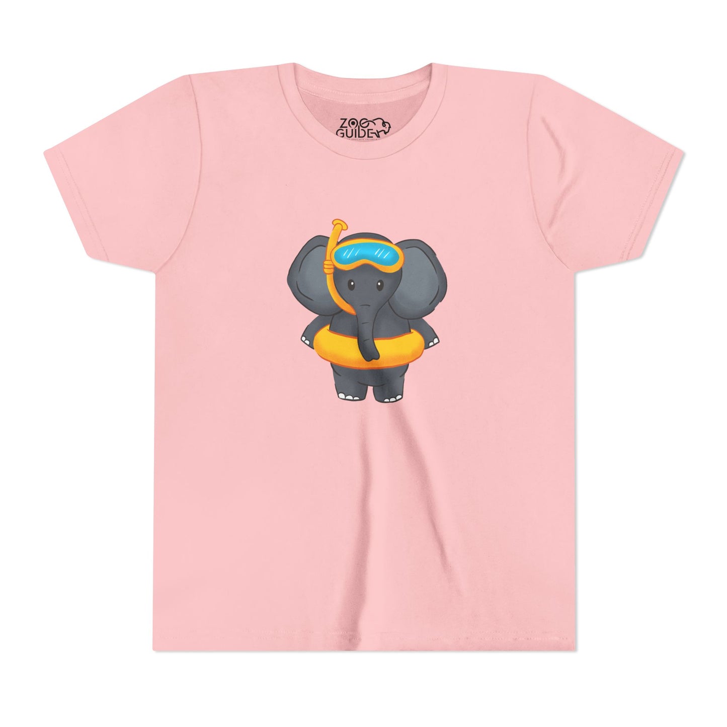 African Elephant "Beach Day" Youth Tee Shirt by Zoo Guide™