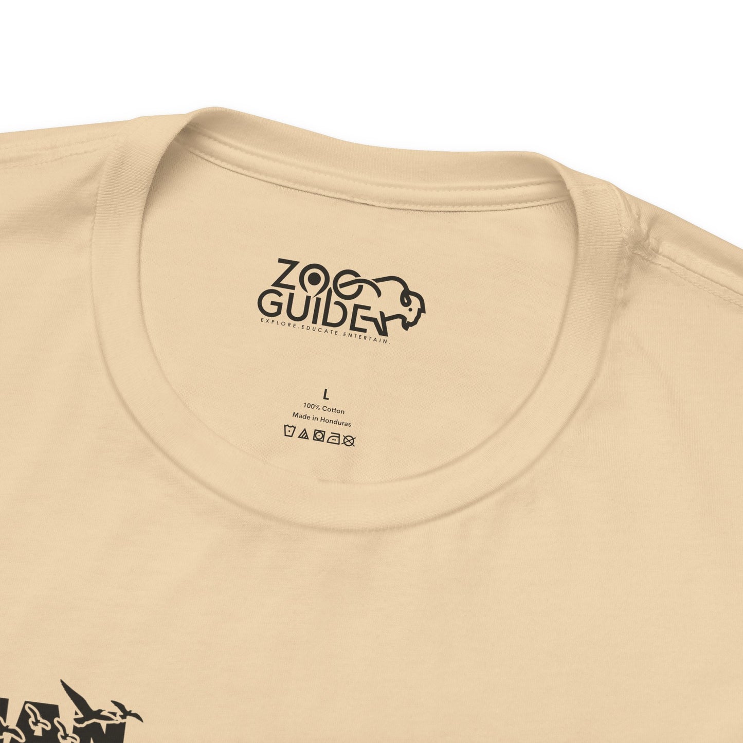ASIAN ELEPHANT Adult Unisex Tee Shirt by Zoo Guide™