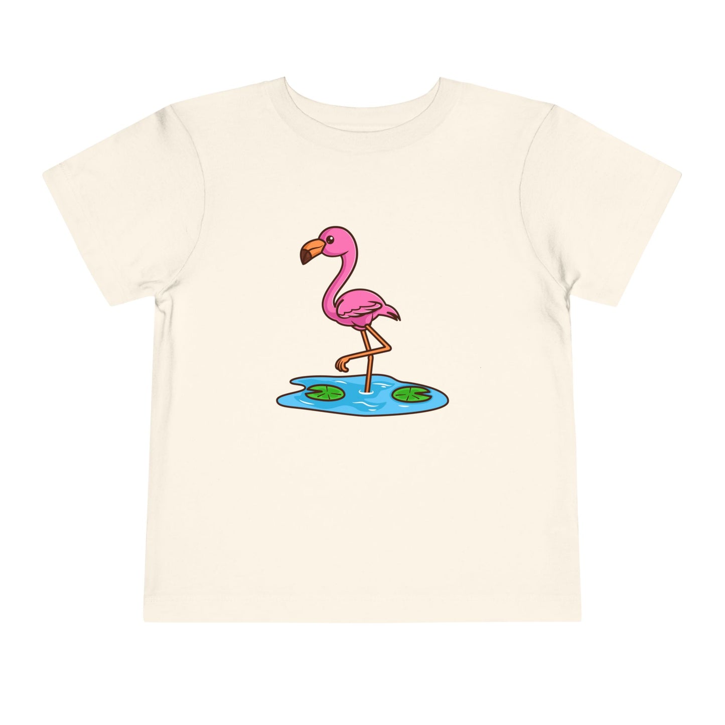Flamingo Kawaii Style Toddler Tee Shirt by Zoo Guide™