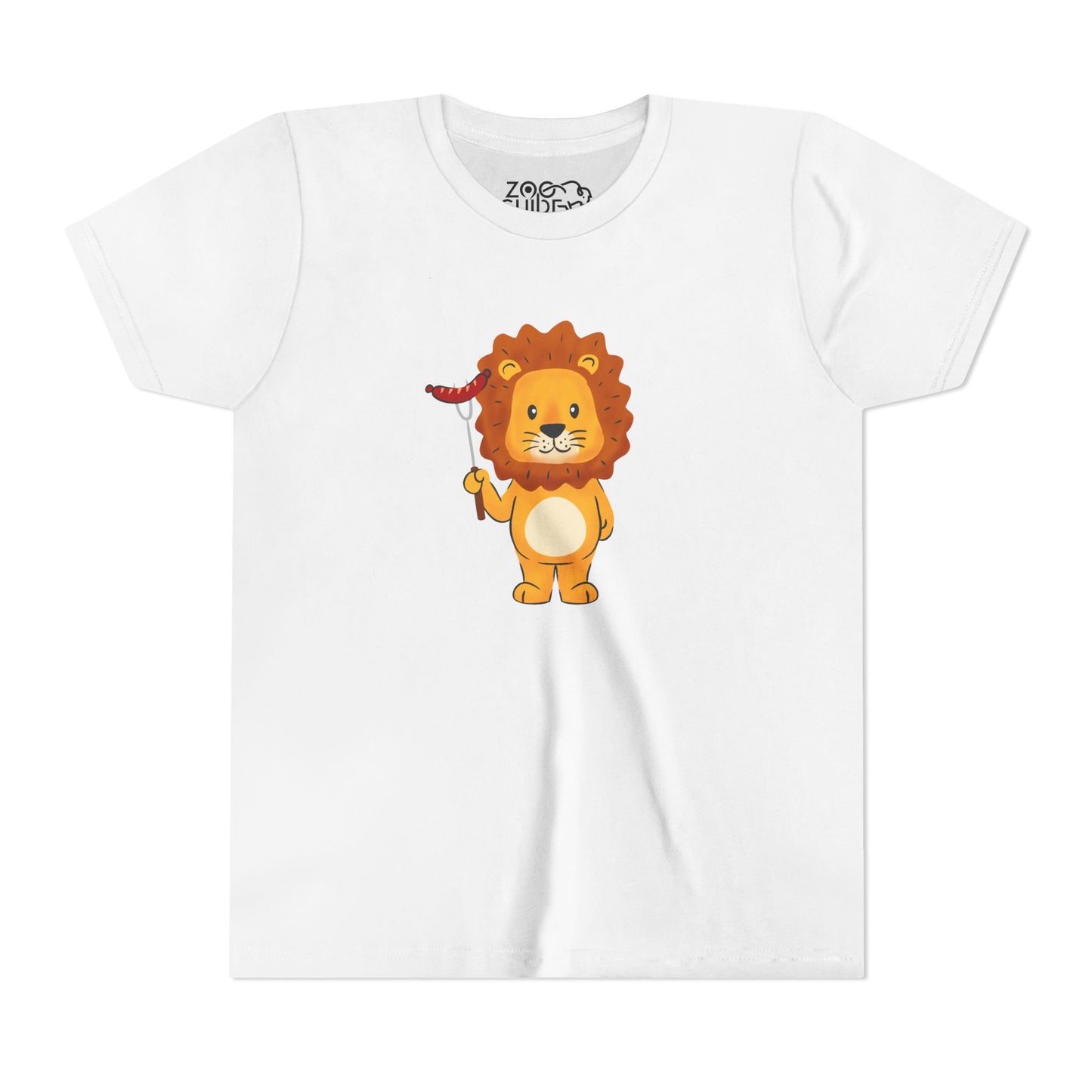 African Lion Grill Master Youth Tee Shirt by Zoo Guide™