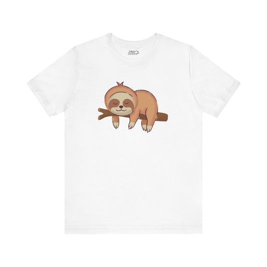 Sloth Sleepin' Adult Unisex Tee Shirt by Zoo Guide™