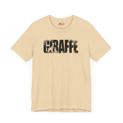 GIRAFFE Adult Unisex Tee Shirt by Zoo Guide™