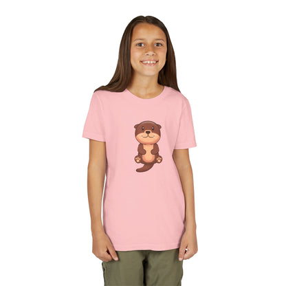 Asian Small Clawed Otter Youth Tee Shirt by Zoo Guide™