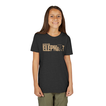 AFRICAN ELEPHANT Youth Tee Shirt by Zoo Guide™