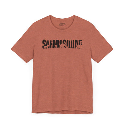 Safari Squad Adult Unisex Tee Shirt by Zoo Guide™