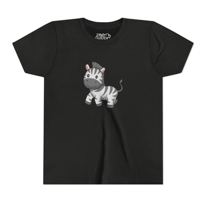 Zebra Youth Tee Shirt by Zoo Guide™