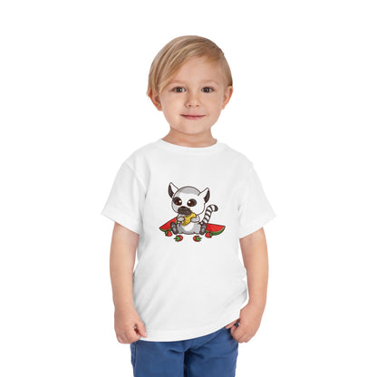 Ring Tailed Lemur Snakin' Kawaii Style Toddler Tee Shirt by Zoo Guide™