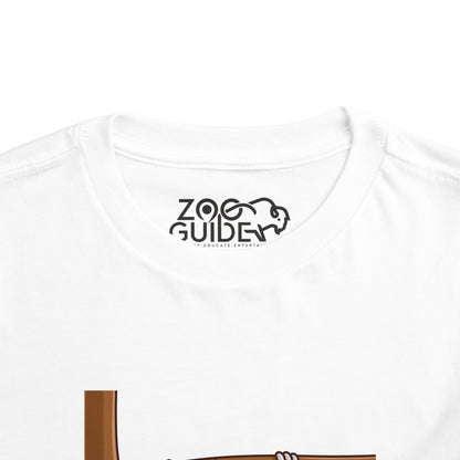 Gorilla Kawaii Style Toddler Tee Shirt by Zoo Guide™