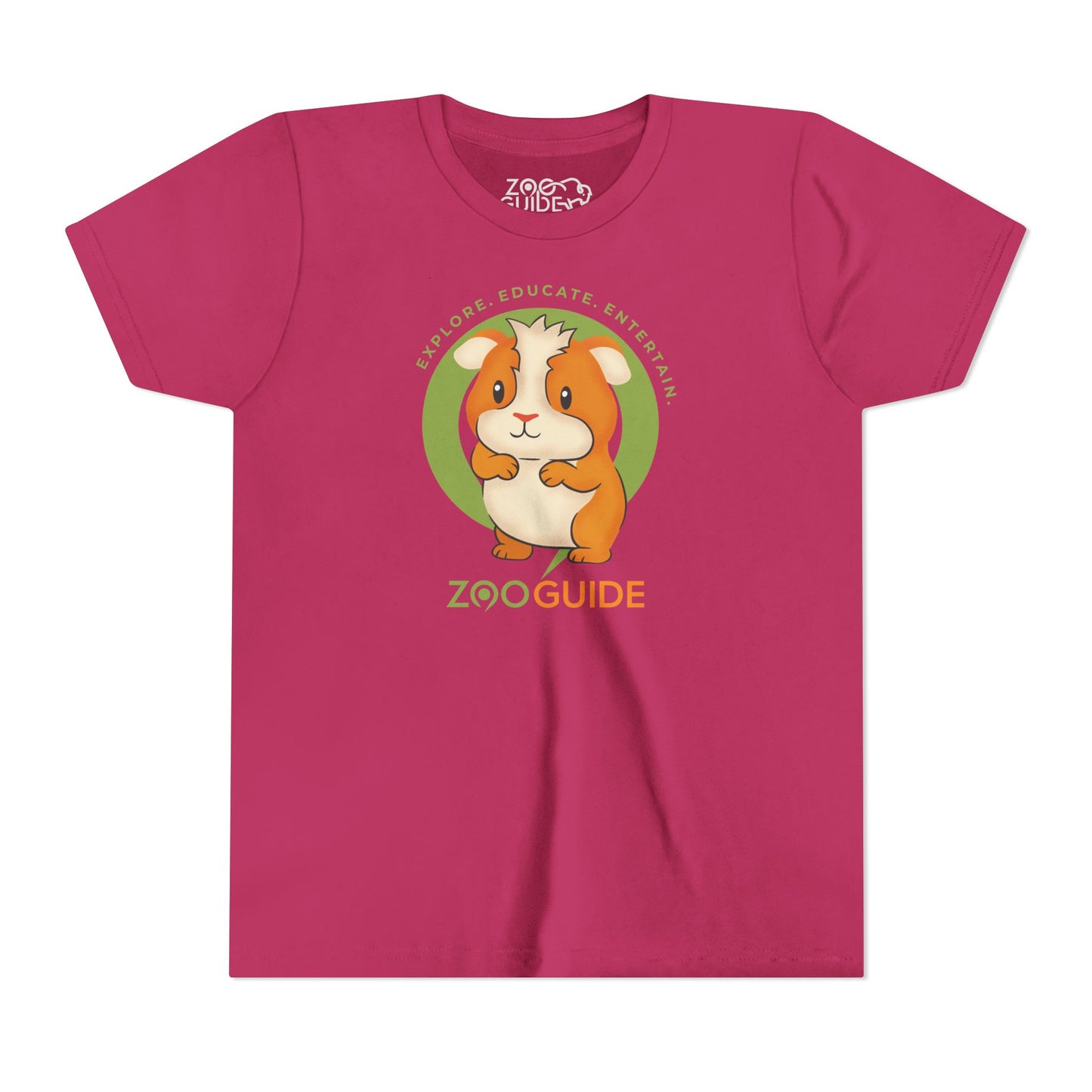 Guinea Pig Standing in Zoo Guide™ Waypoint Icon Youth Tee Shirt by Zoo Guide™