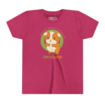 Guinea Pig Standing in Zoo Guide™ Waypoint Icon Youth Tee Shirt by Zoo Guide™