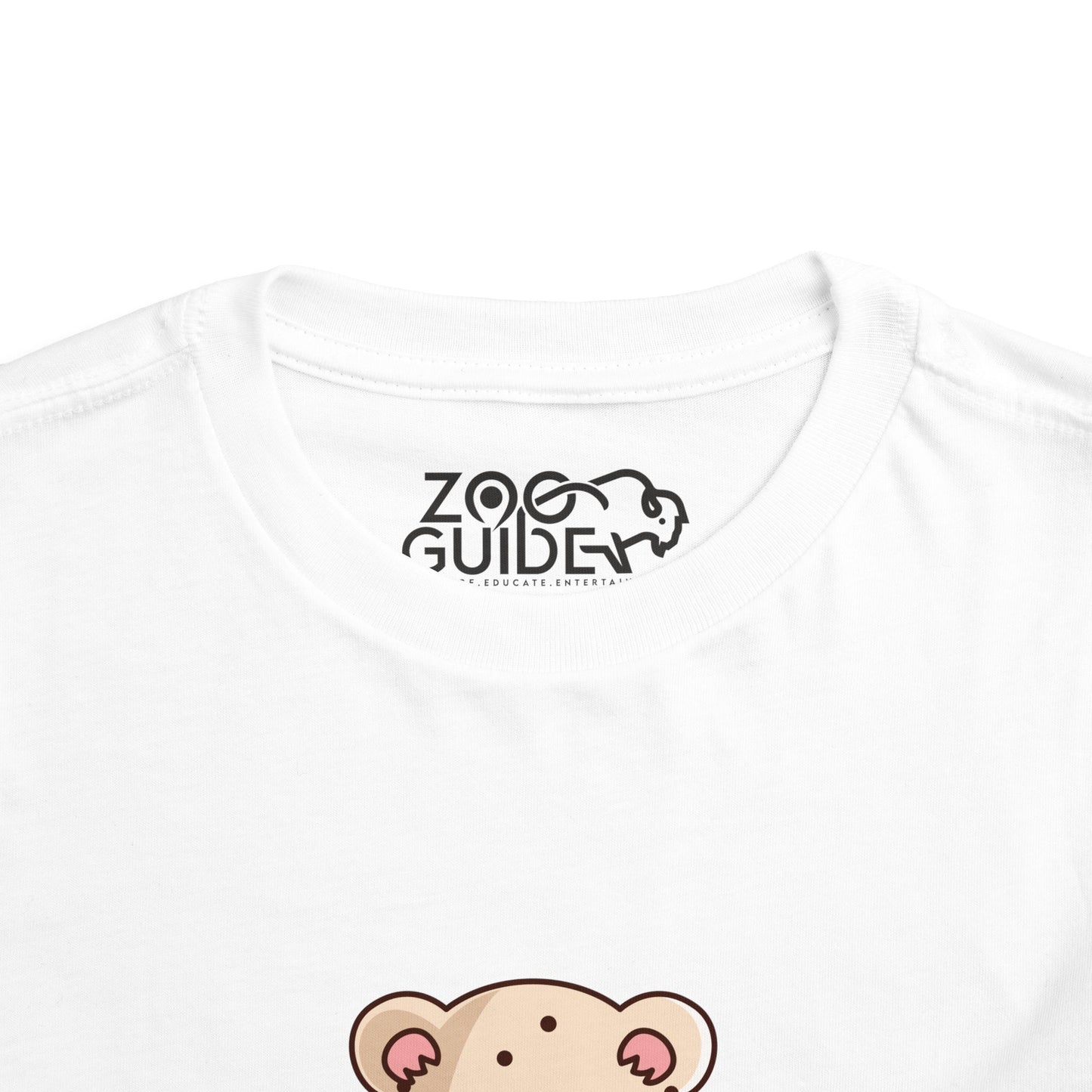 Snow Leopard Kawaii Style Toddler Tee Shirt by Zoo Guide™