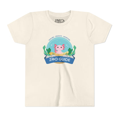 Axolotl Youth Short Sleeve Tee by Zoo Guide™
