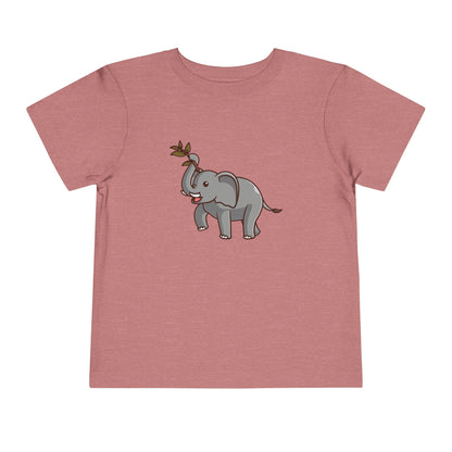 African Elephant Kawaii Style Toddler Tee Shirt by Zoo Guide™