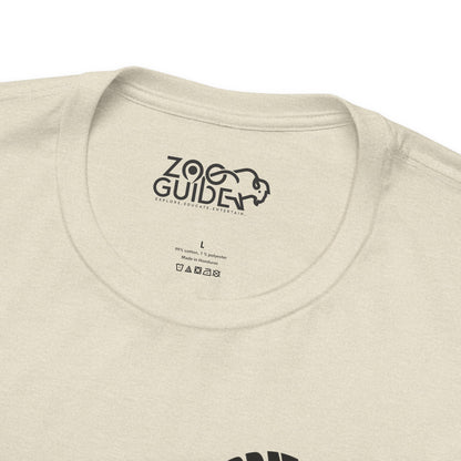 Bison Word Art Adult Unisex Short Sleeve Tee