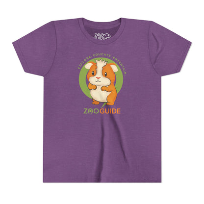 Guinea Pig Standing in Zoo Guide™ Waypoint Icon Youth Tee Shirt by Zoo Guide™