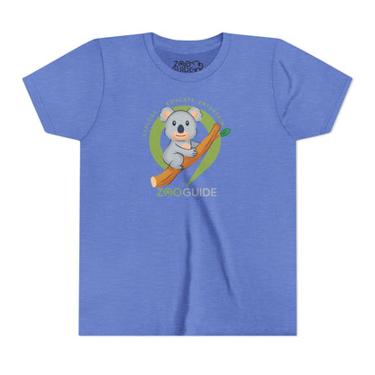 Koala on Branch in Zoo Guide™ Waypoint Icon Youth Tee Shirt by Zoo Guide™