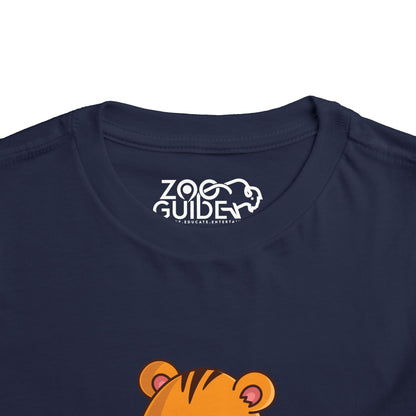 Tiger Snakin' Kawaii Style Toddler Tee Shirt by Zoo Guide™