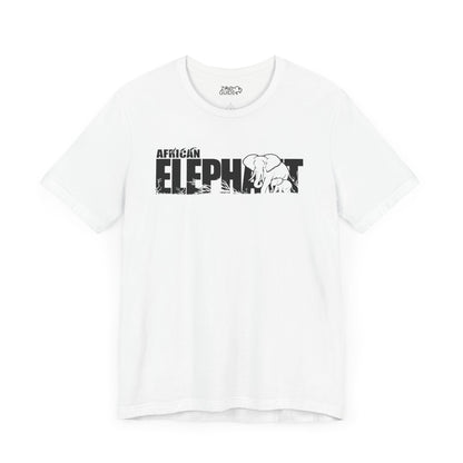 AFRICAN ELEPHANT Adult Unisex Tee Shirt by Zoo Guide™
