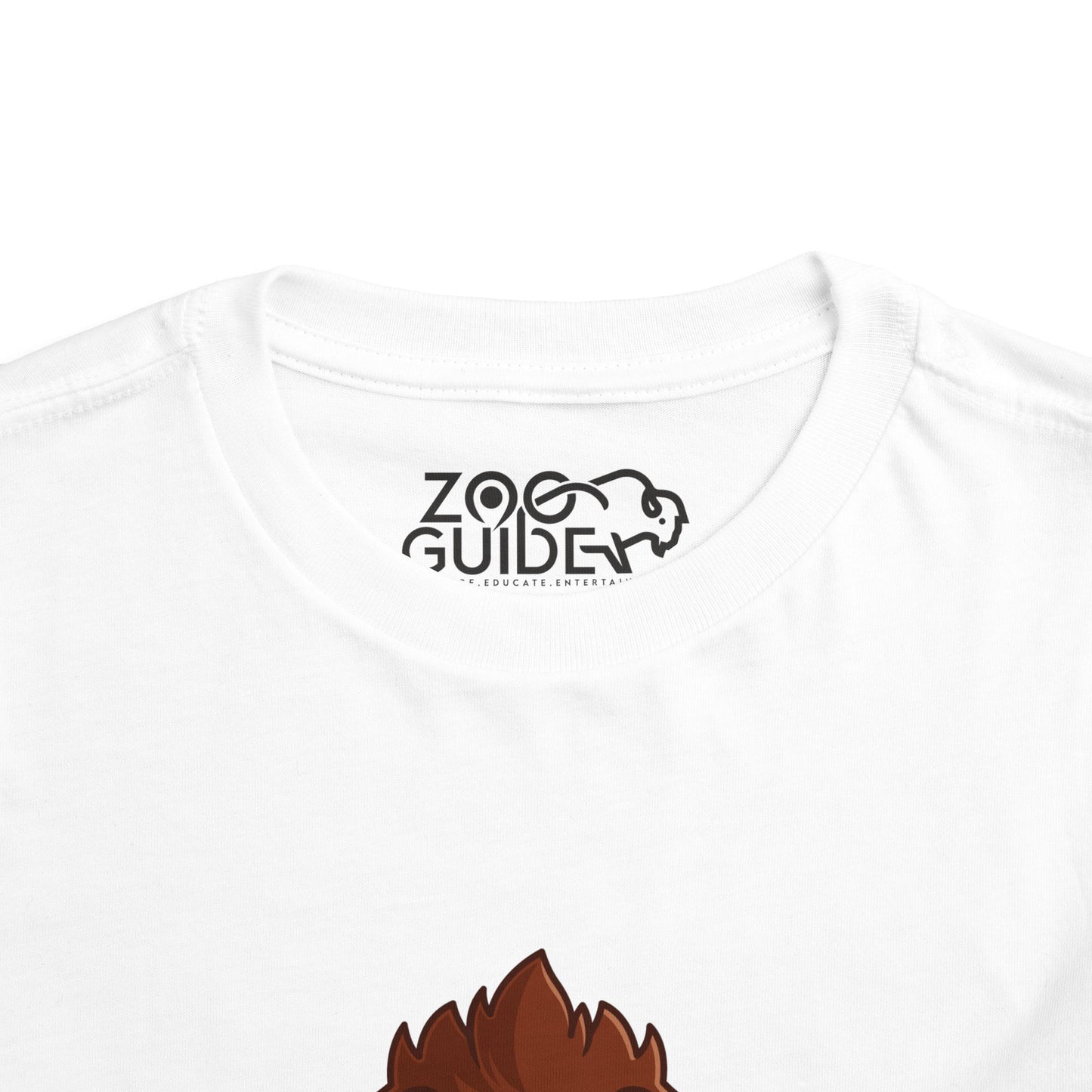 African Lion Kawaii Style Toddler Tee Shirt by Zoo Guide™