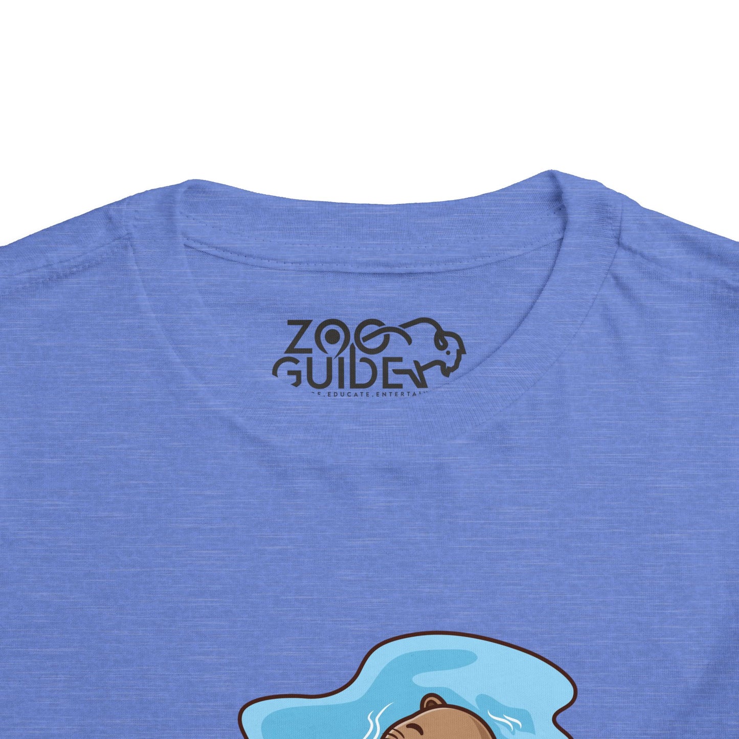 Otter Kawaii Style Toddler Tee Shirt by Zoo Guide™