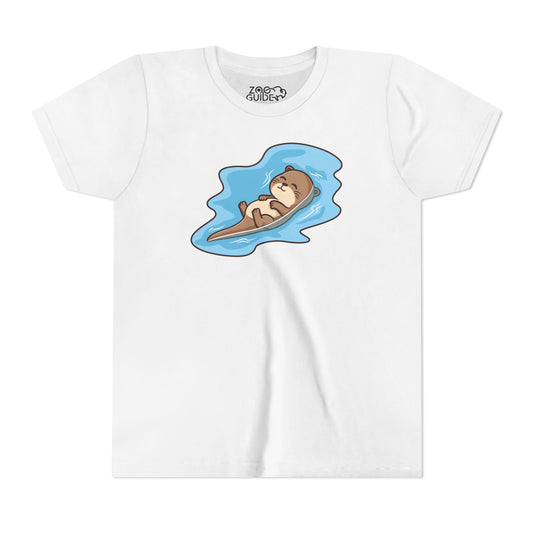 Otter Kawaii Style Youth Tee Shirt by Zoo Guide™