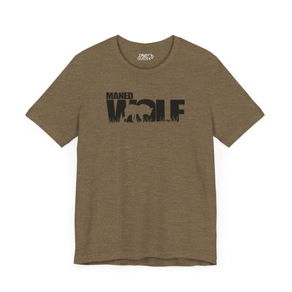 MANED WOLF Adult Unisex Tee Shirt by Zoo Guide™