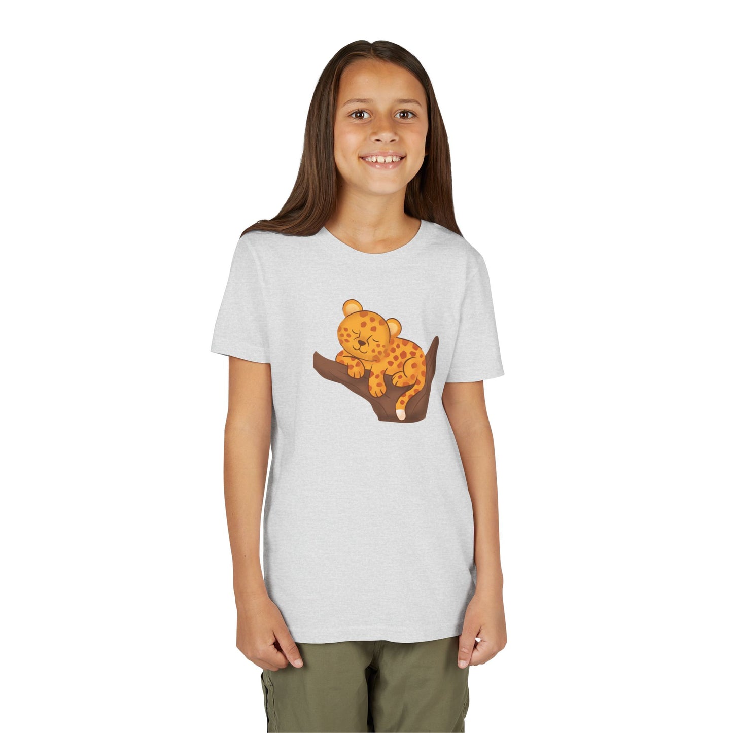 African Leopard in Tree Youth Tee Shirt by Zoo Guide™